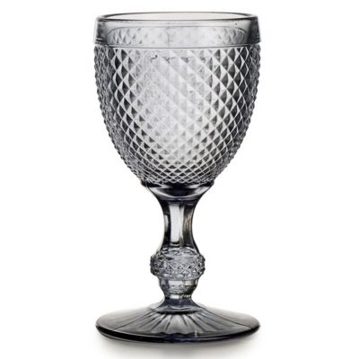 Set with 4 Water Goblets Grey