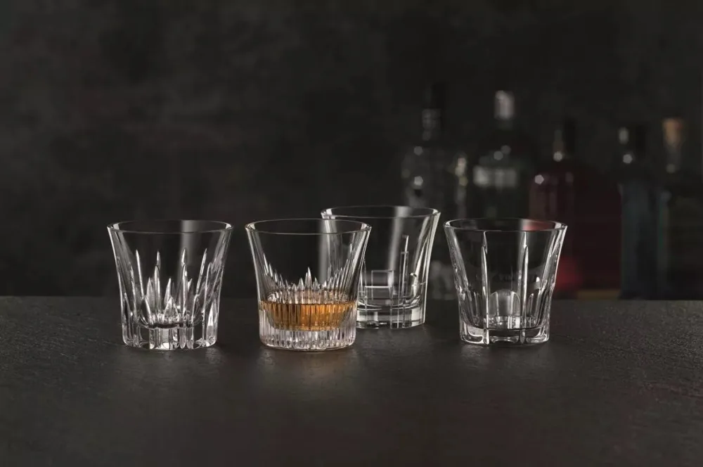 Nachtmann | Classix | Single Old Fashioned (SOF) Whisky/Juice Tumblers | 247 ml | Crystal | Red | Set of 4