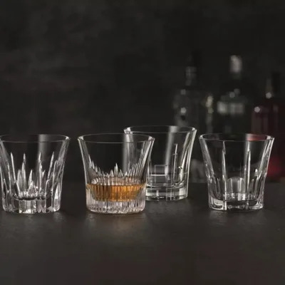 Nachtmann | Classix | Single Old Fashioned (SOF) Whisky/Juice Tumblers | 247 ml | Crystal | Red | Set of 4