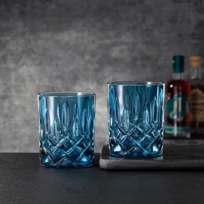 Nachtmann | Noblesse | Whisky Glasses | 295 ml | Crystal | Vintage Blue | Set of 2