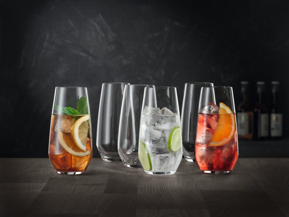 Spiegelau | Authentis Casual - Summer Drink Tumblers | 550 ml | Crystal | Clear | Set of 6