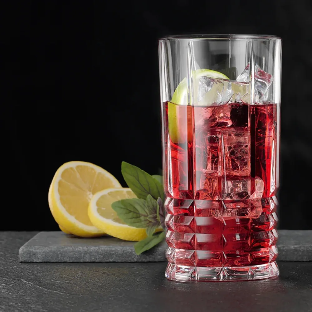 Nachtmann | Highland | Straight Long Drink Tumbler | 445 ml | Crystal | Set of 6