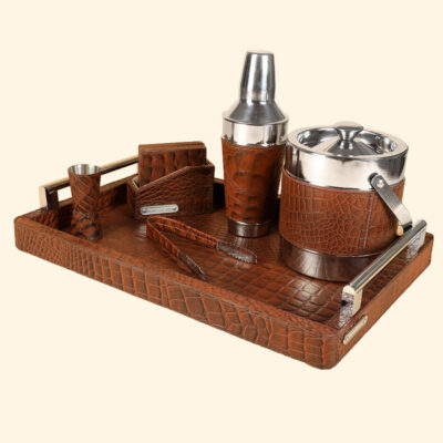 Three Sixty Degree | Entwine - Ice Bucket | Vegan Leather | Grey | 1 pc