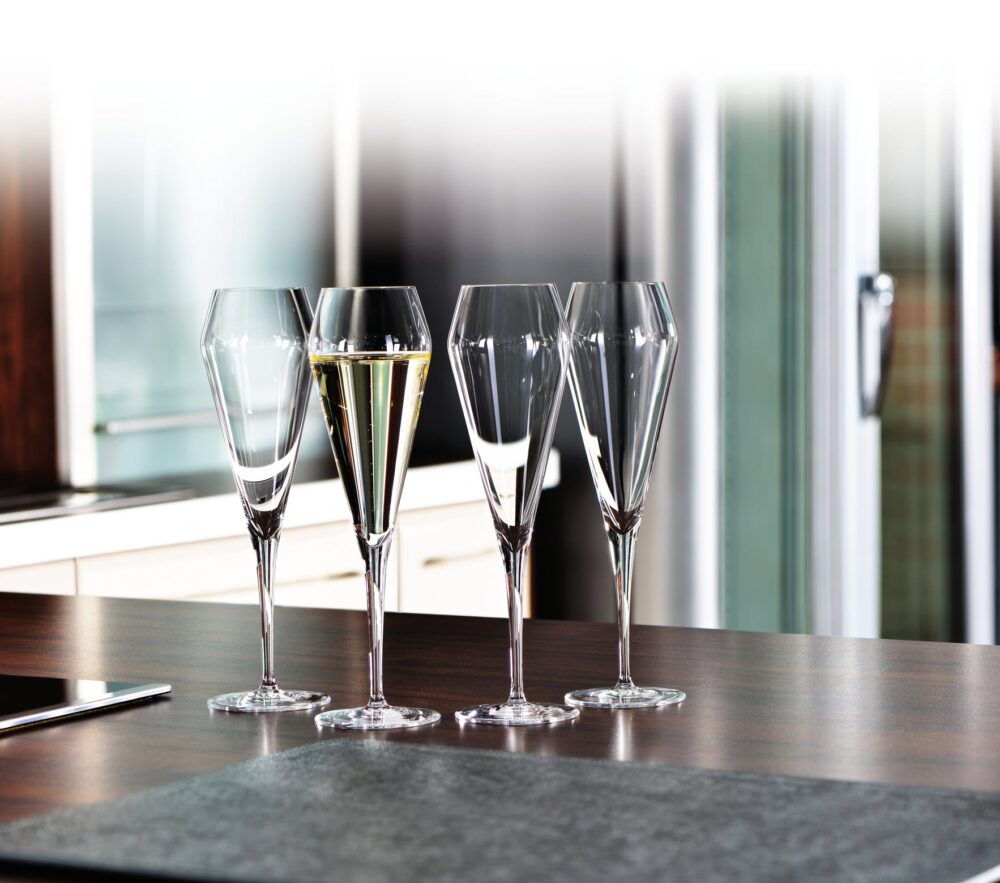 Spiegelau | Willsberger Anniversary - Champagne Flutes | 240 ml | Crystal | Clear | Set of 2