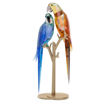  SWAROVSKI Jungle Beats Parrot Couple Bell Brio