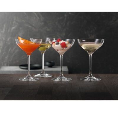 Spiegelau | Special Glasses - Dessert/Champagne Saucers | 250 ml | Crystal | Clear | Set of 4