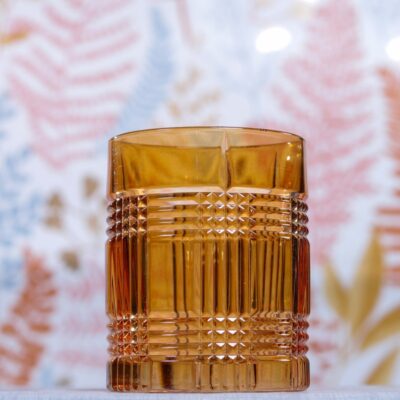 Nachtmann | Check | Whisky Tumblers | 409 ml | Crystal | Amber | Set of 4