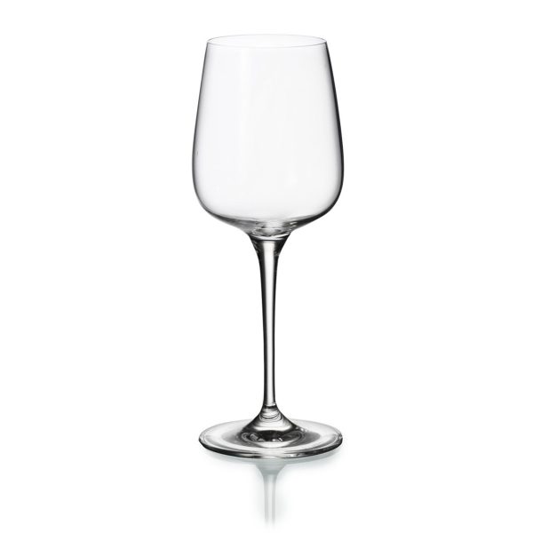 Set with 4 White Wine Goblets