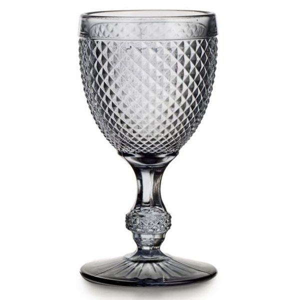 Set with 4 Water Goblets Grey