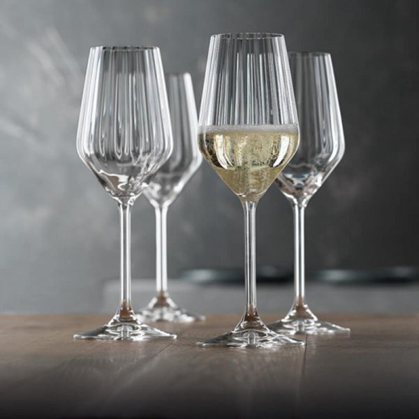 Spiegelau | Lifestyle - Champagne Glasses | 310 ml | Crystal | Clear | Set of 4