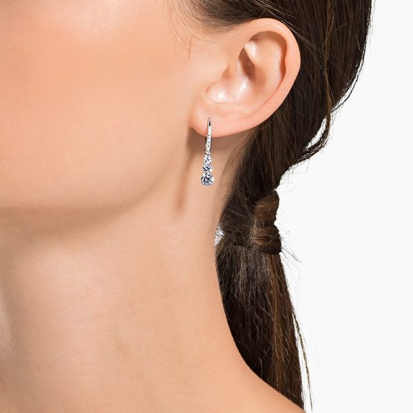  SWAROVSKI Attract Trilogy hoop earrings