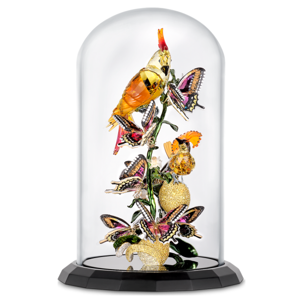  SWAROVSKI Idyllia Birds and Butterflies Bell Jar