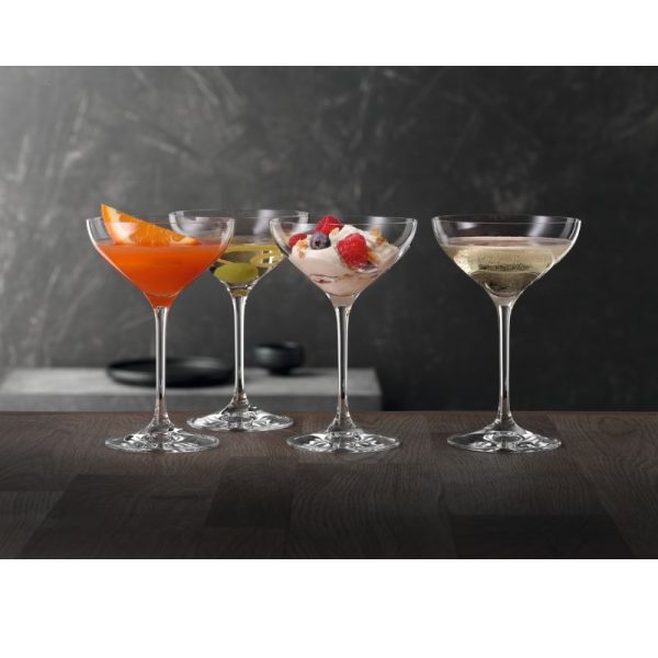 Spiegelau | Special Glasses - Dessert/Champagne Saucers | 250 ml | Crystal | Clear | Set of 4